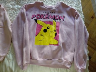 Felpe Rosa Pikachu