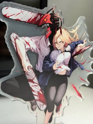 Acrylic Stand Figure Chainsaw Man Denji & Power