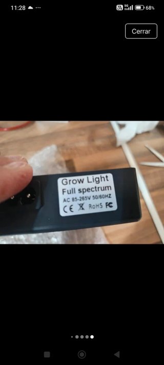 Luz de cultivo LED