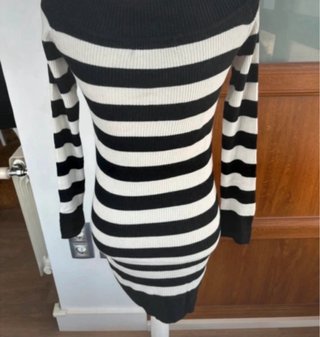 Vestido Rayas Zara Talla M