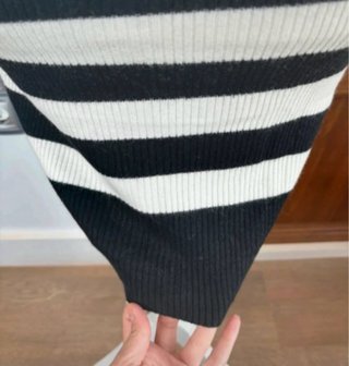 Vestido Rayas Zara Talla M