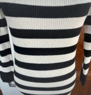 Vestido Rayas Zara Talla M
