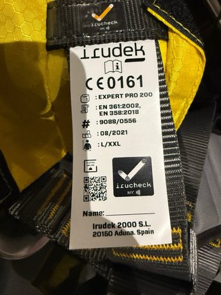 Arnés Irudek Xpert Pro 200