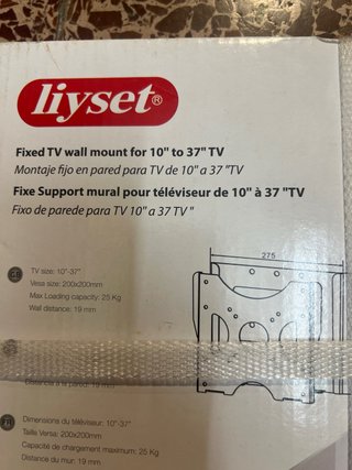 OFERTA Soporte pared TV Liyset 10-37