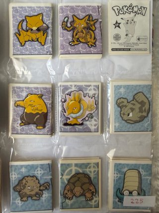 Lote de cromos Merlyn Pokemon, 186 , 70% coleccion