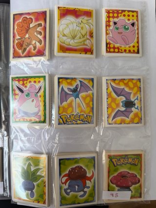 Lote de cromos Merlyn Pokemon, 186 , 70% coleccion