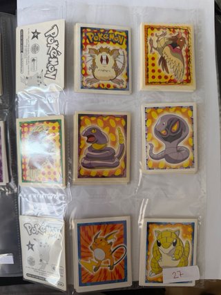 Lote de cromos Merlyn Pokemon, 186 , 70% coleccion