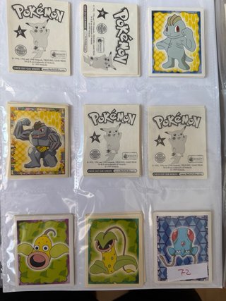 Lote de cromos Merlyn Pokemon, 186 , 70% coleccion