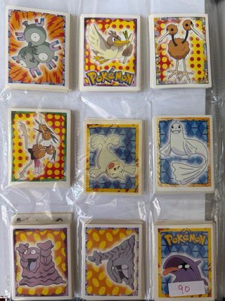 Lote de cromos Merlyn Pokemon, 186 , 70% coleccion