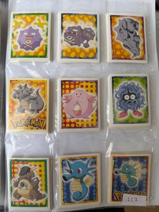 Lote de cromos Merlyn Pokemon, 186 , 70% coleccion