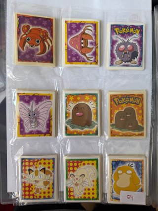 Lote de cromos Merlyn Pokemon, 186 , 70% coleccion