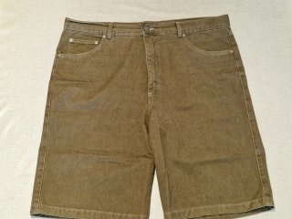 Pantalón Corto Tejano Marrón. Talla 48
