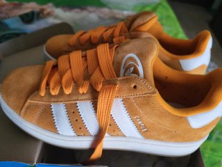 Adidas Campus Arancioni Bianche