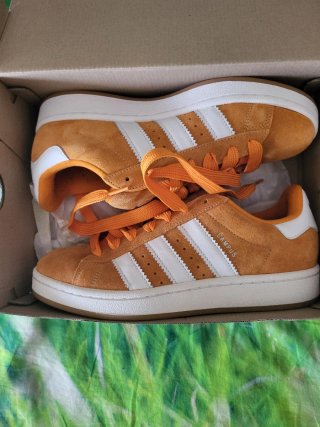 Adidas Campus Arancioni Bianche