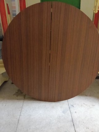 4 Patas Mesa Madera Marrón