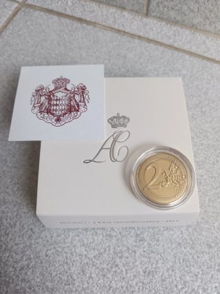 Mónaco 2011 Boda Real - Moneda BU