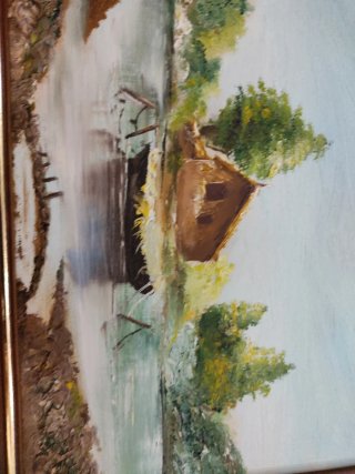 Cuadro pintado a mano