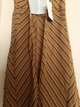 Vestido Zara rayas midi espalda descubierta M