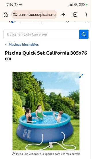 Piscina Hinchable California Bestway 305x76cm