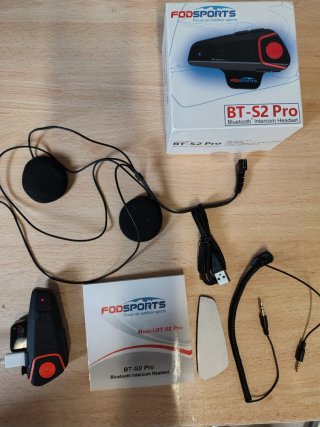 Intercomunicador Moto FODSPORTS BT-S2 Pro