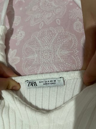 Vestido blanco halter Nuevo  S