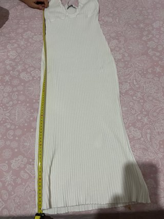 Vestido blanco halter Nuevo  S
