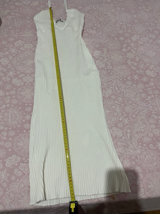 Vestido blanco halter Nuevo  S