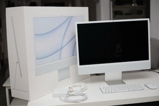 iMac M1 512GB SSD 16GB RAM color Plata