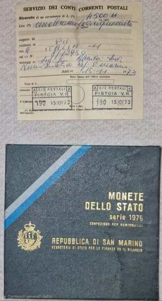 Serie divisionale San Marino 1976 FDC