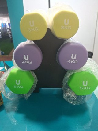 Coppia di manubri da 5 kg nuovi