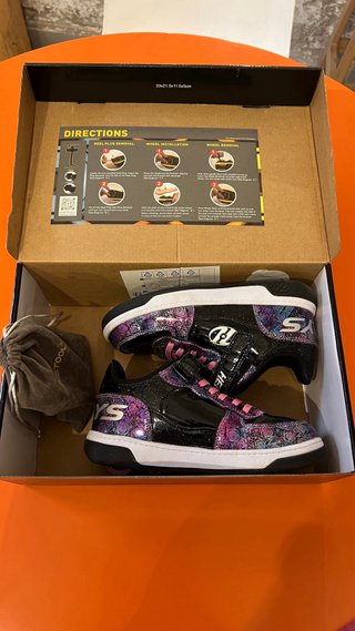 Heelys Zapatillas con Ruedas Morado Negro