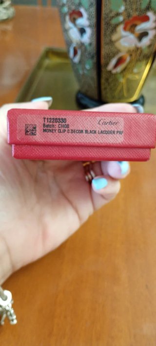 Scatola Cartier Rossa Logo Oro