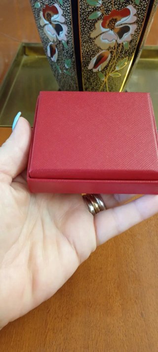 Scatola Cartier Rossa Logo Oro