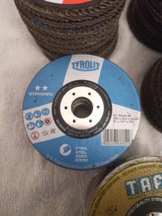 Lote de discos de corte y desbaste