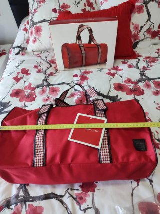 Bolsa de viaje Tommy Hilfiger rojo