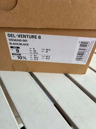Zapatillas Asics Gel Negras 42,5