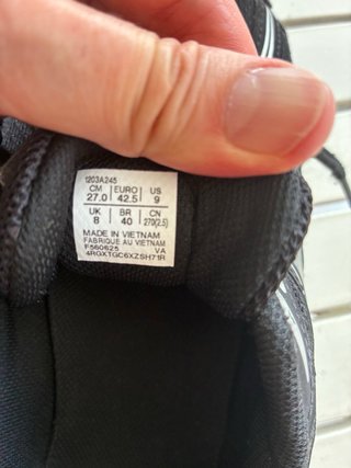 Zapatillas Asics Gel Negras 42,5