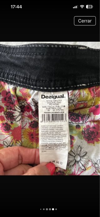 Minifalda Desigual Talla 42
