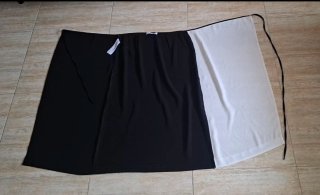T38, Mango, falda larga abierta y cruzada
