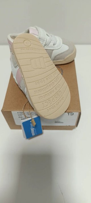 Zapatillas bebé MTNG T19 nuevas blancos velcro