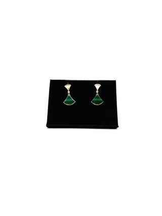 Pendientes Bvlgari Diva's Dream Oro y Malquita