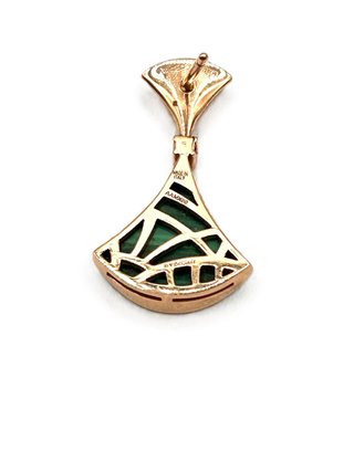 Pendientes Bvlgari Diva's Dream Oro y Malquita