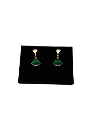 Pendientes Bvlgari Diva's Dream Oro y Malquita