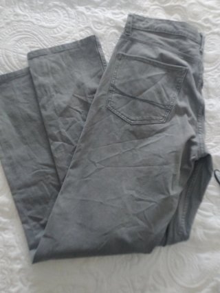 Pantalón vaquero gris Talla 40 Gris
