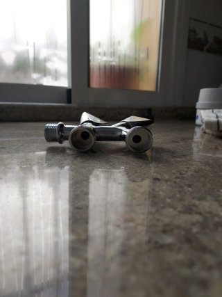 Grifo doble lavadora y lavavajillas