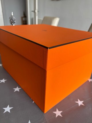 Caja Hermès Naranja Papel