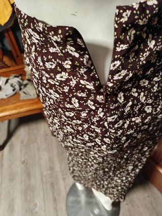 Falda larga estampada