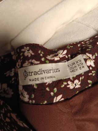 Falda larga estampada