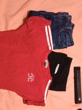 Pantalones vaqueros Bershka azules