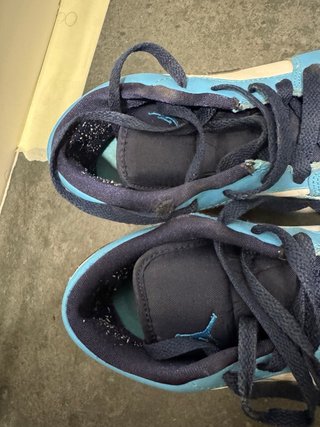 Zapatillas Jordan 1 Low Azul y Blanco